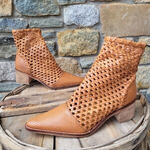 Free People In The Loop Woven Ankle Booties